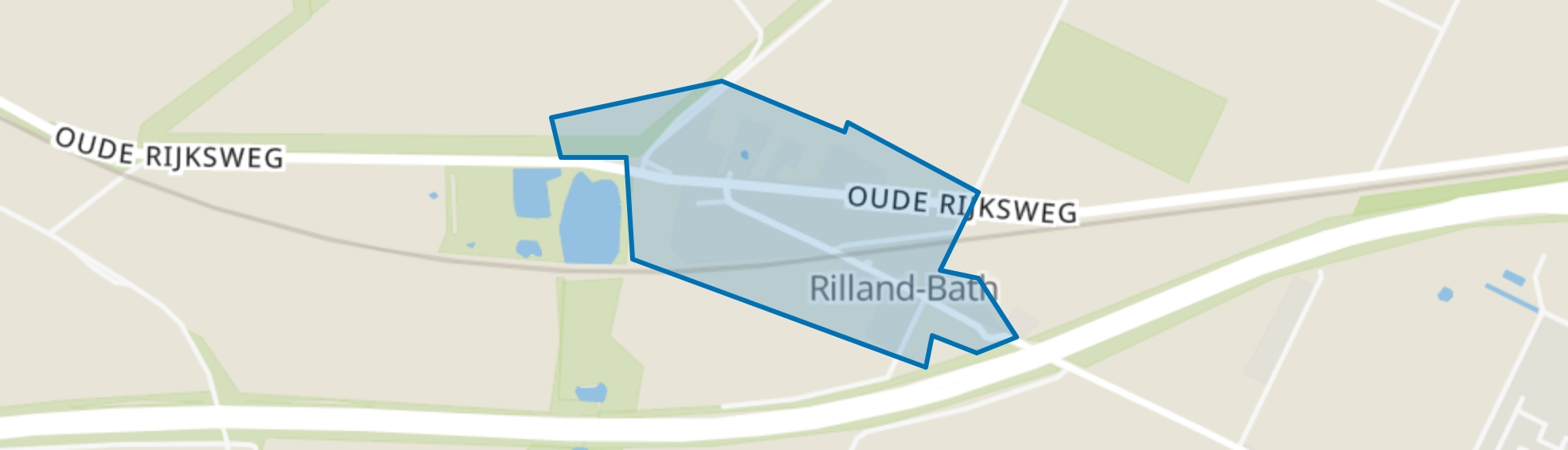 Rilland- Stationsbuurt, Rilland map