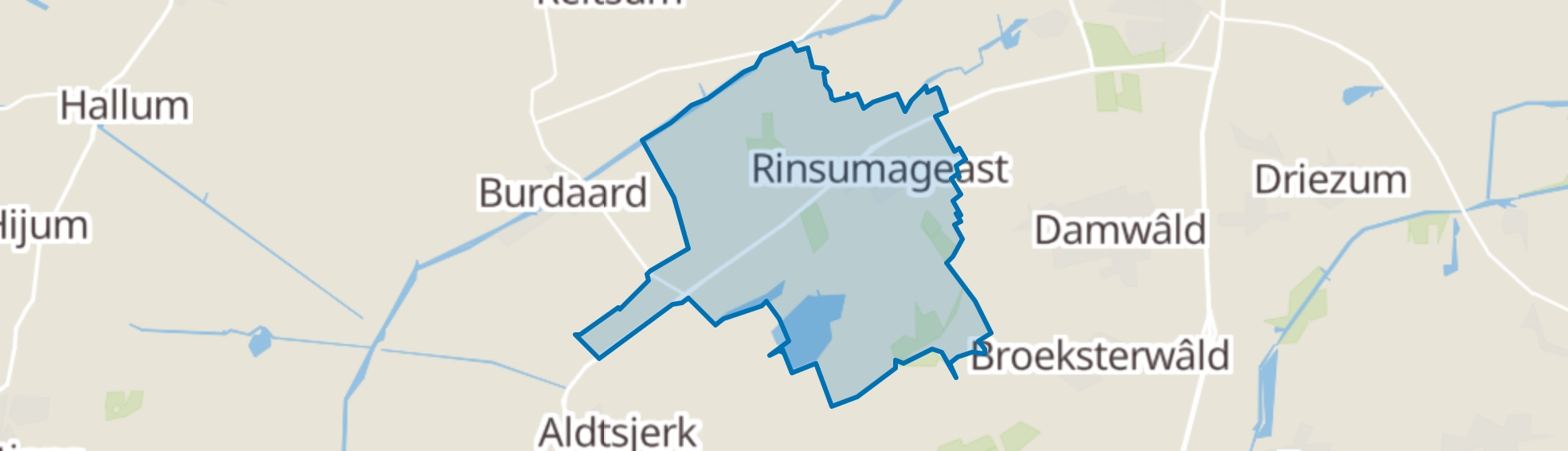 Rinsumageast map