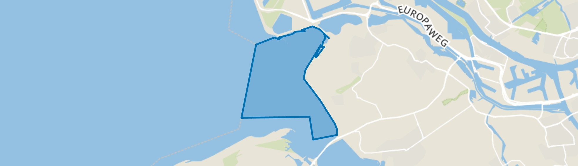 Water, Rockanje map
