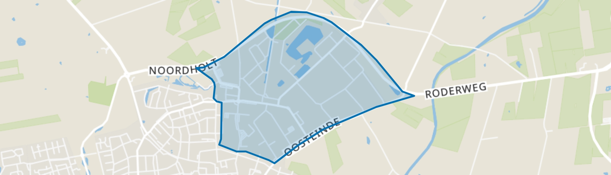 Industrieterrein Roden, Roden map