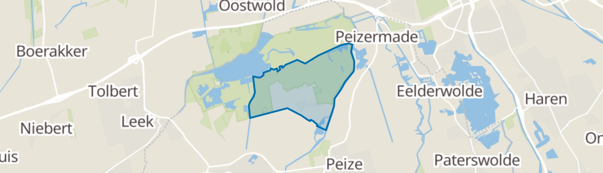 Roderwolde map