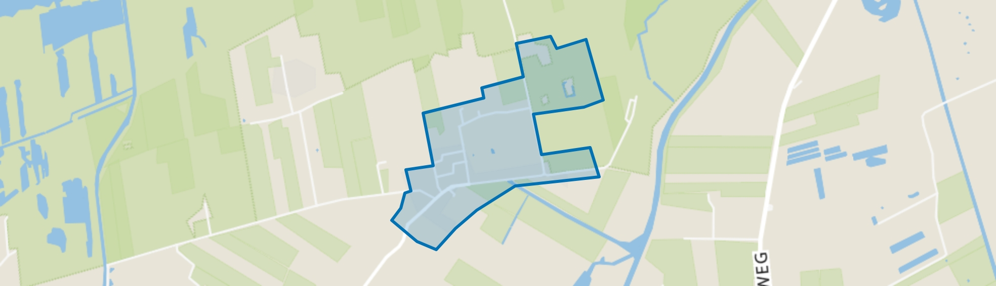 Roderwolde, Roderwolde map