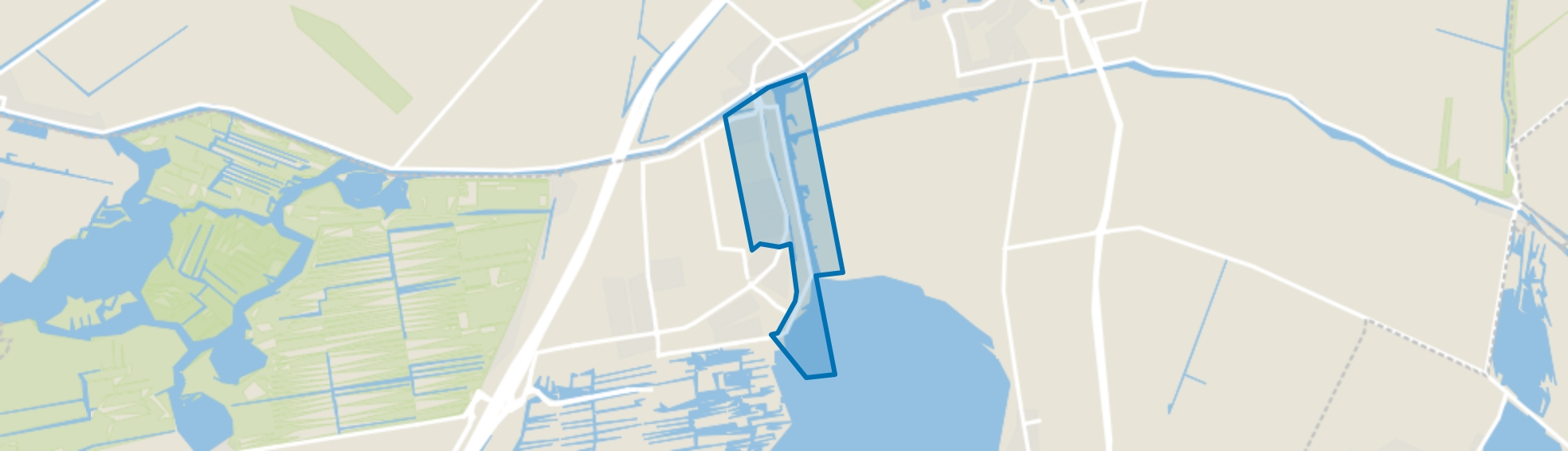 Oude Wetering, Roelofarendsveen map