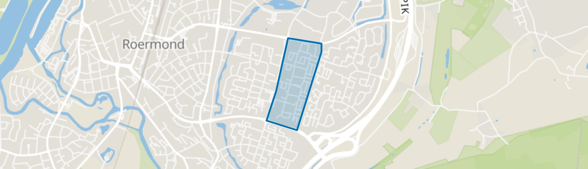 Sterrenberg, Roermond map