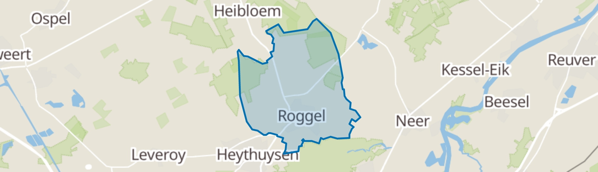 Roggel map