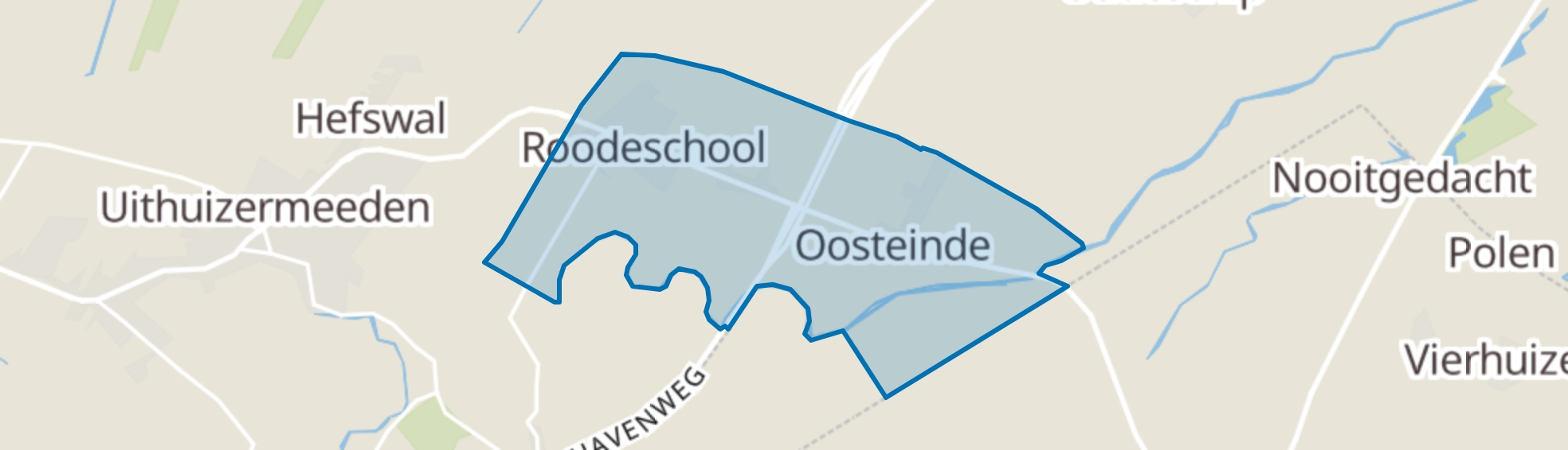 Roodeschool map