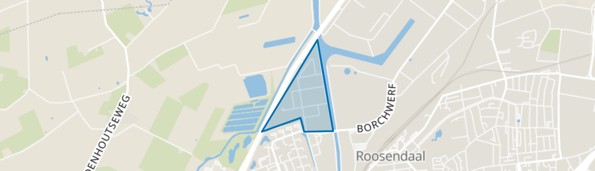 Borchwerf-Zuid, Roosendaal map