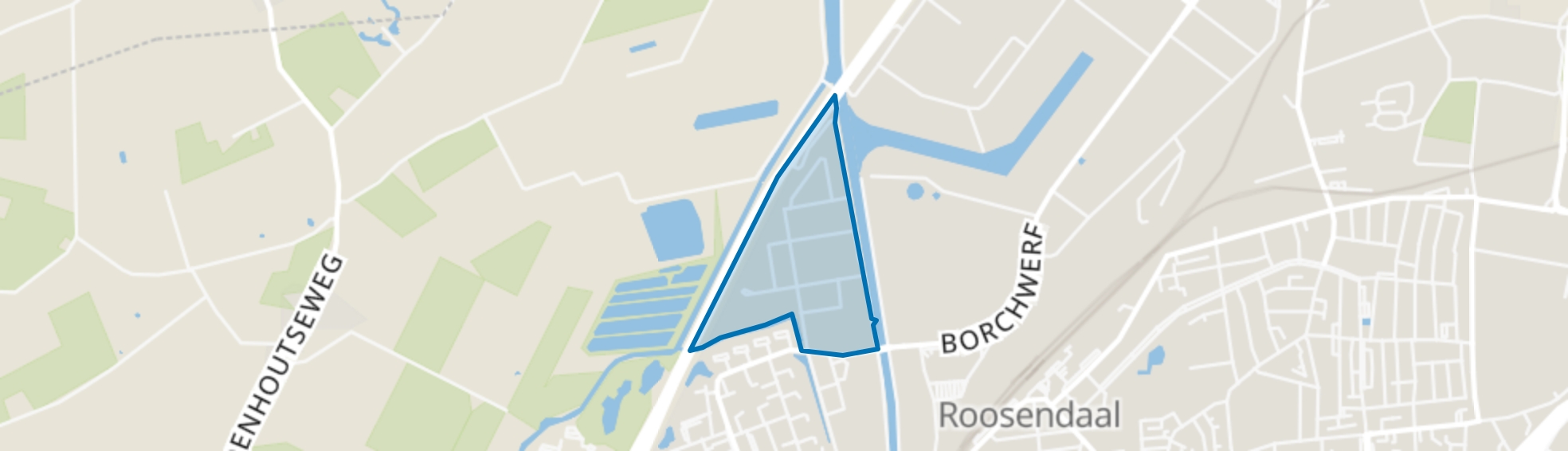 Borchwerf-Zuid, Roosendaal map