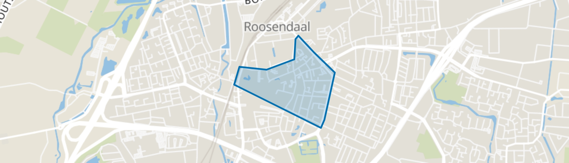 Centrum-Oud, Roosendaal map