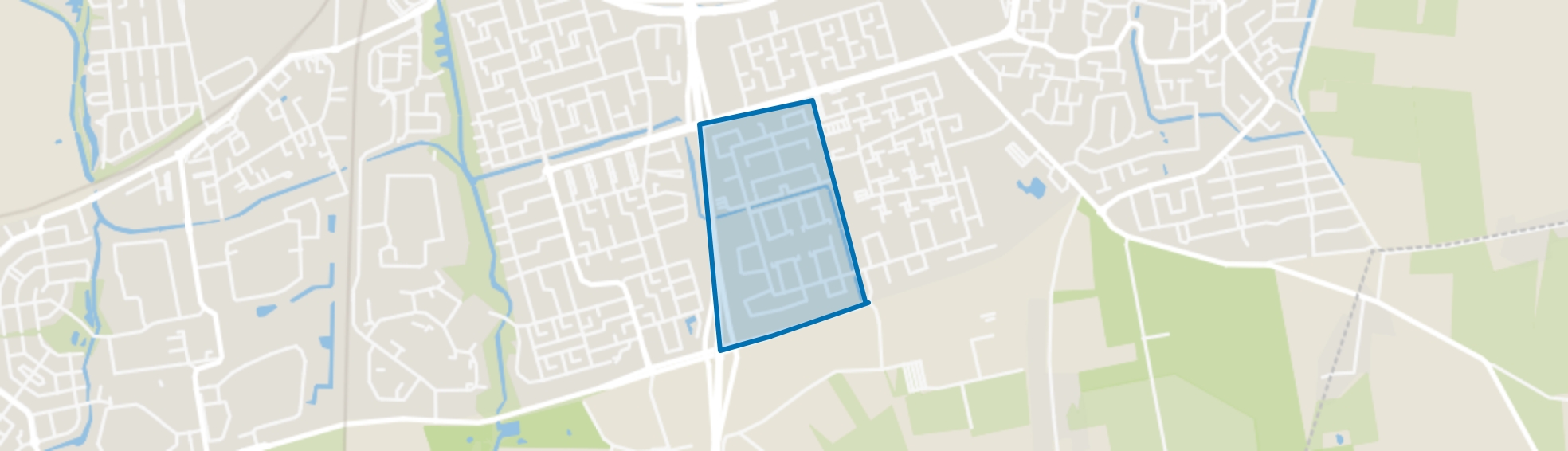 Langdonk-West, Roosendaal map
