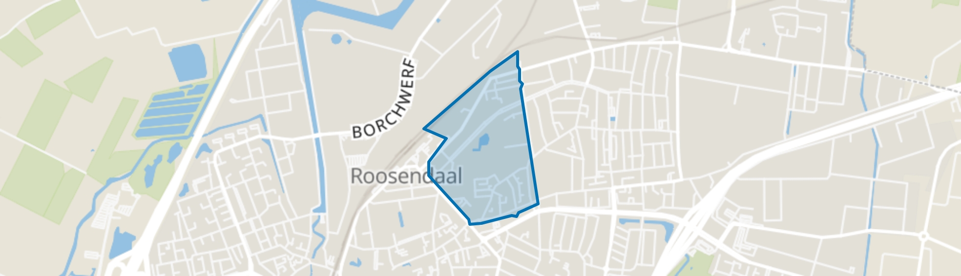 Parklaan-Hoogstraat, Roosendaal map