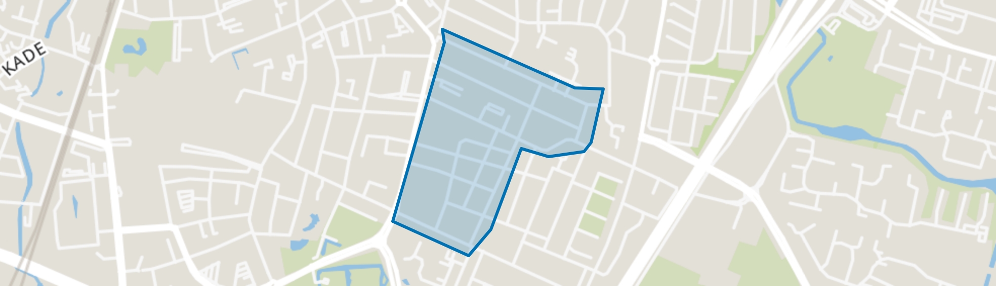 Sint Josephbuurt, Roosendaal map