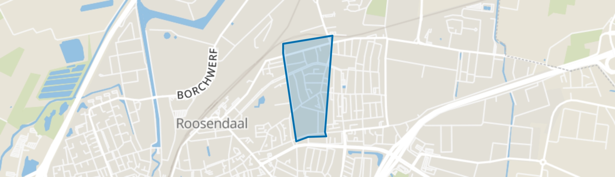 Spoorstraat-Van Coothlaan, Roosendaal map