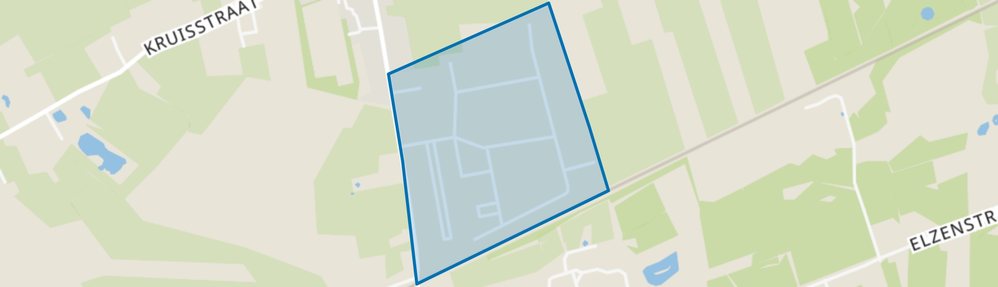 Bedrijventerrein Kruisstraat, Rosmalen map
