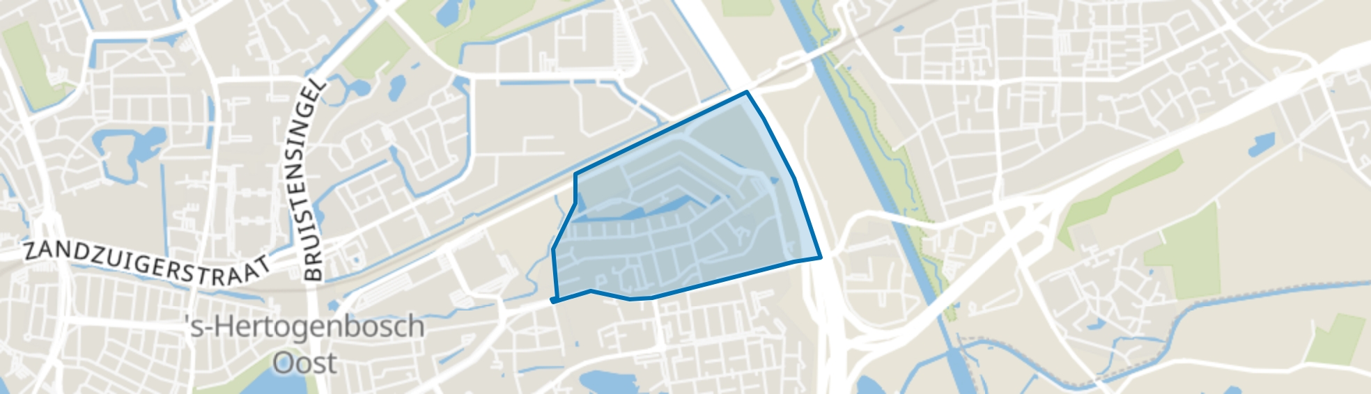 Hintham noord, Rosmalen map