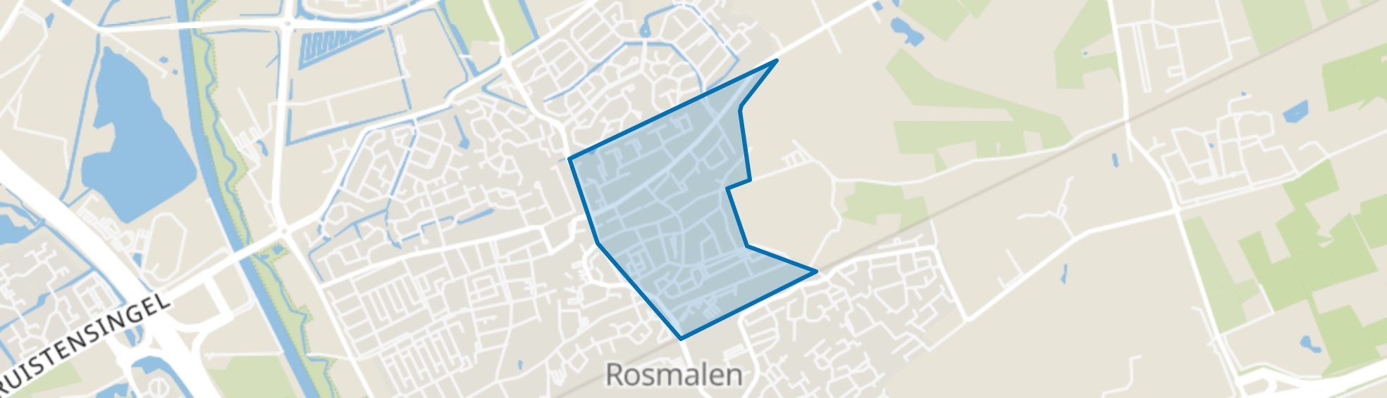 Hondsberg, Rosmalen map