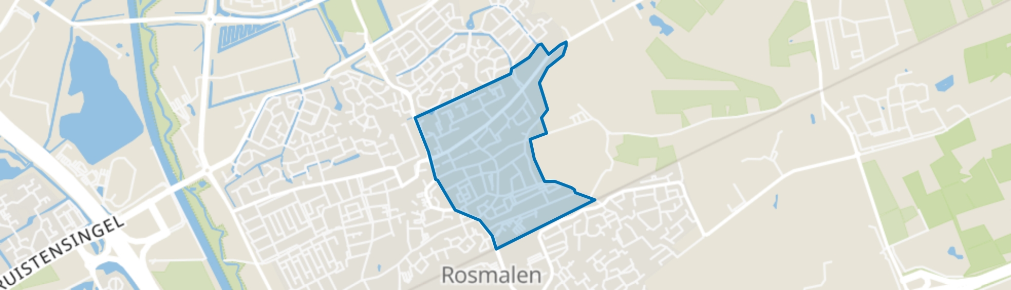 Hondsberg, Rosmalen map