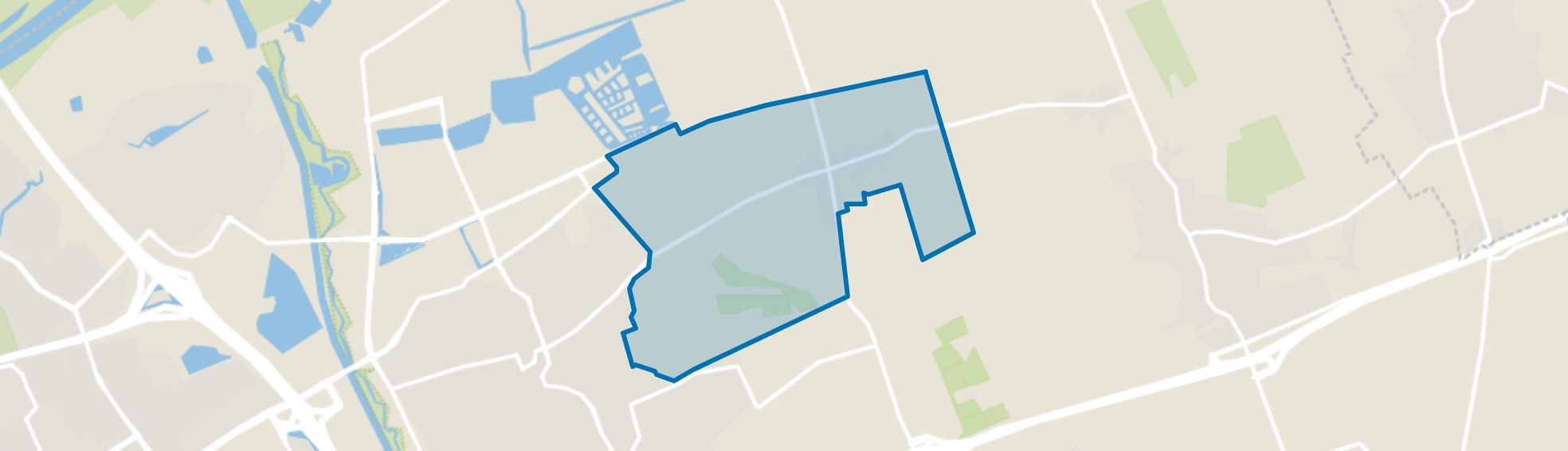 Kruisstraat, Rosmalen map