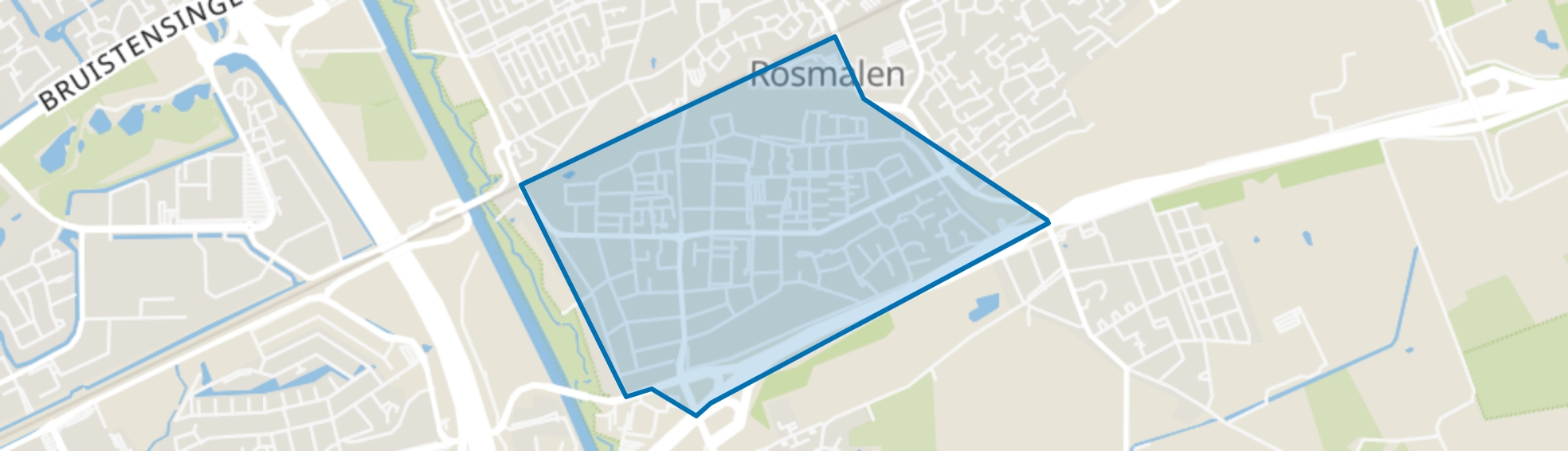 Molenhoek, Rosmalen map