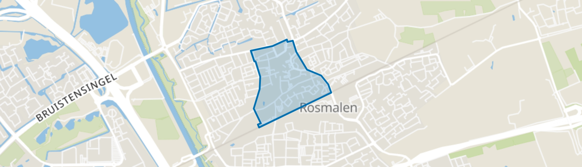 Rosmalen centrum, Rosmalen map