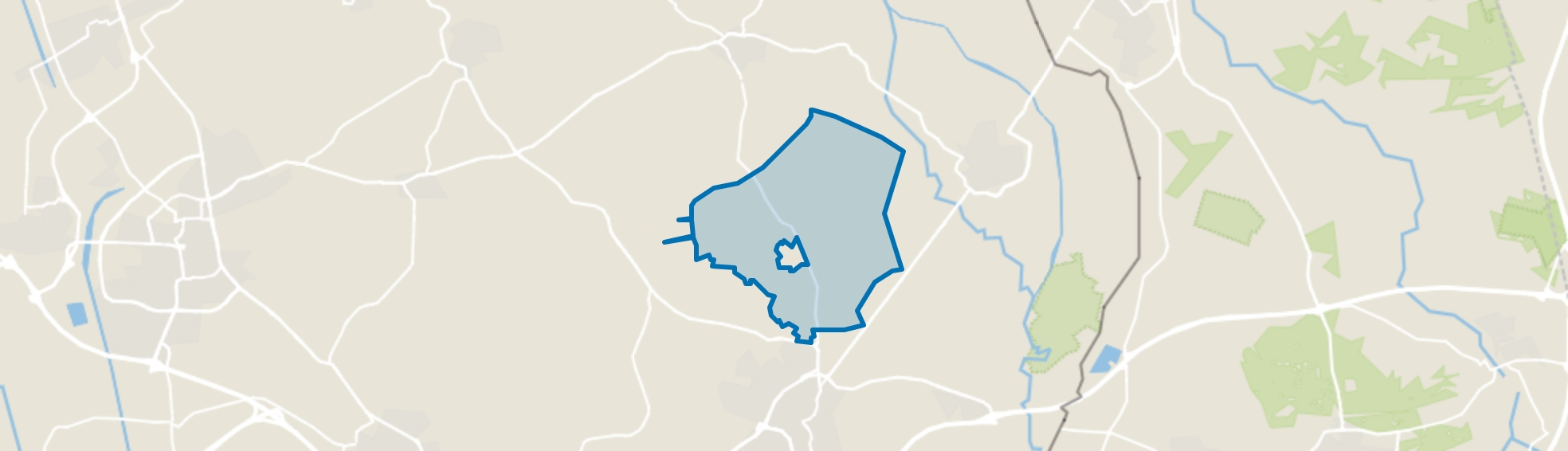 Verspreide huizen Rossum, Rossum (OV) map