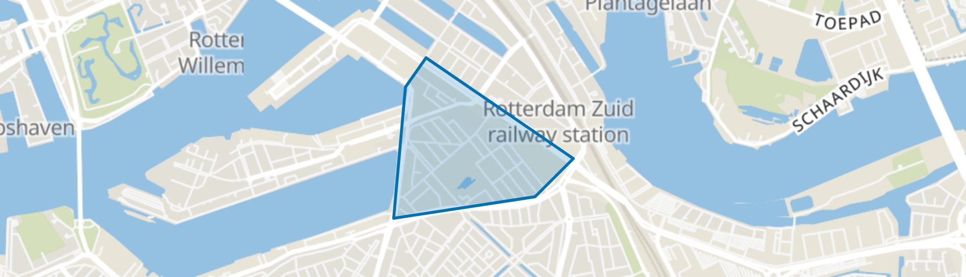 Afrikaanderwijk, Rotterdam map