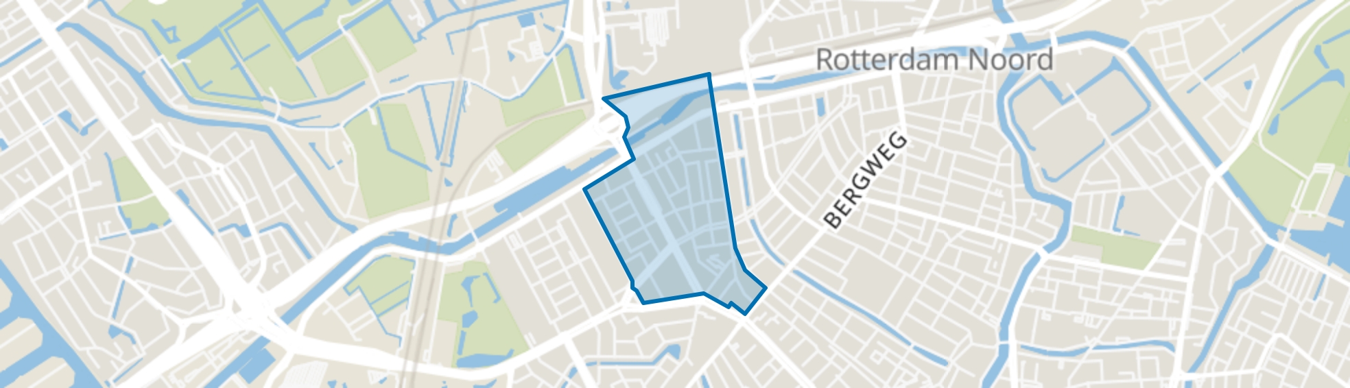 Bergpolder, Rotterdam map