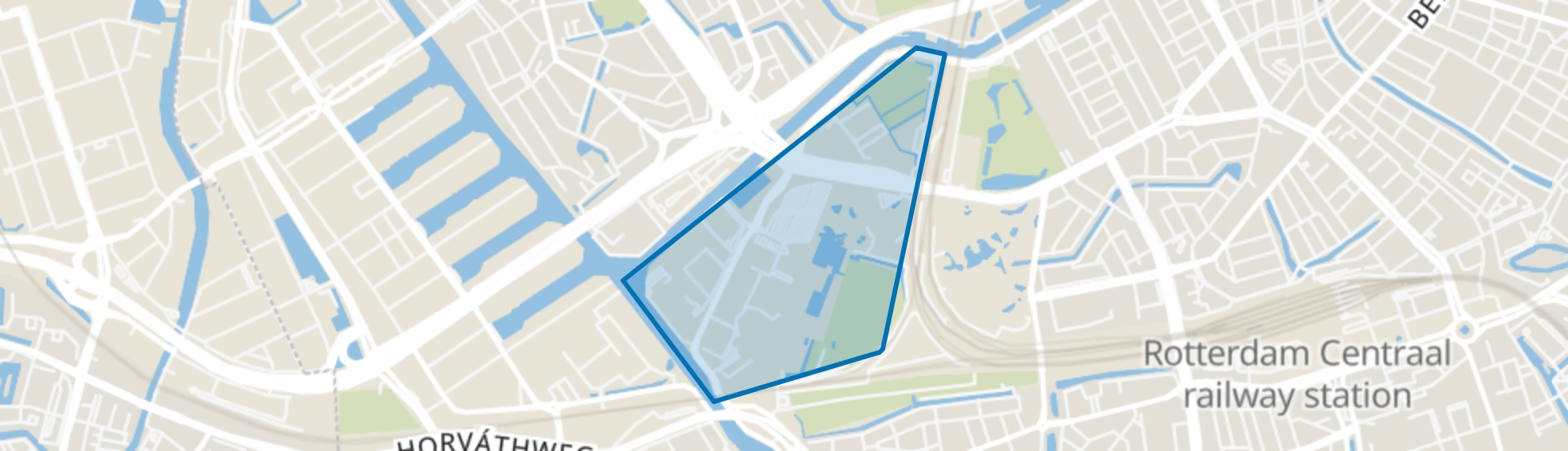 Blijdorpsepolder, Rotterdam map