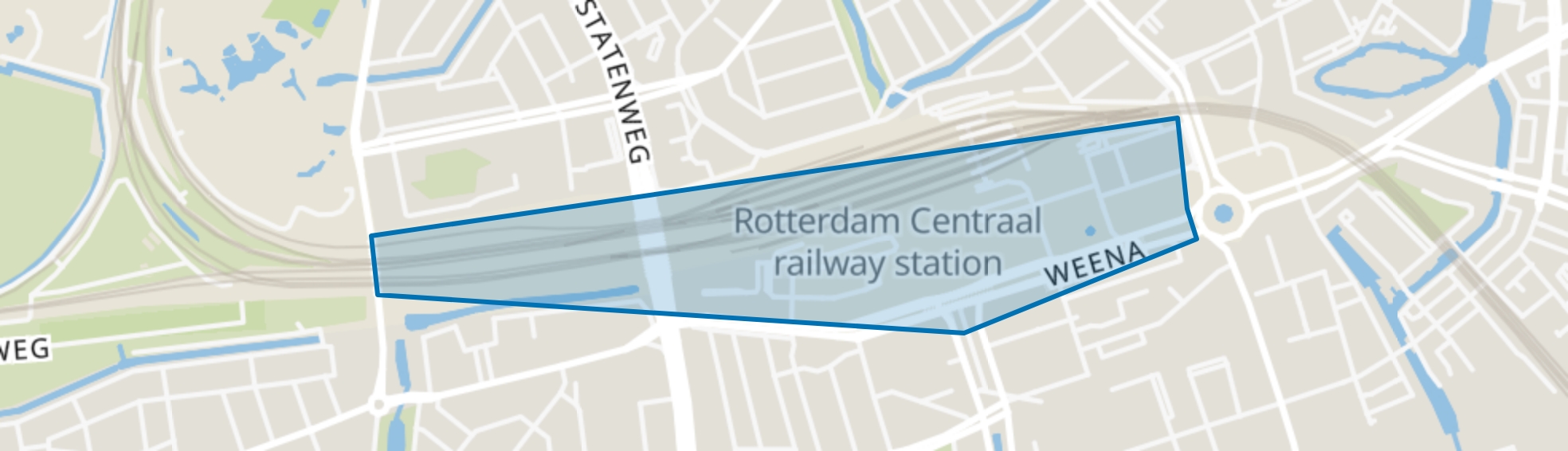 Cs Kwartier, Rotterdam map