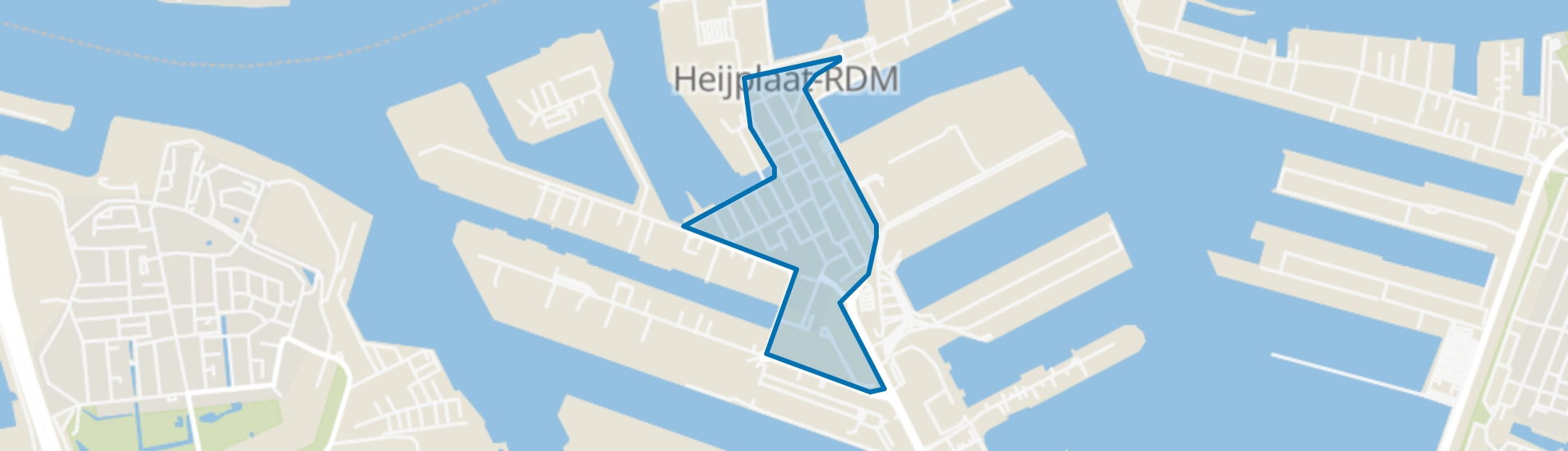 Heijplaat, Rotterdam map