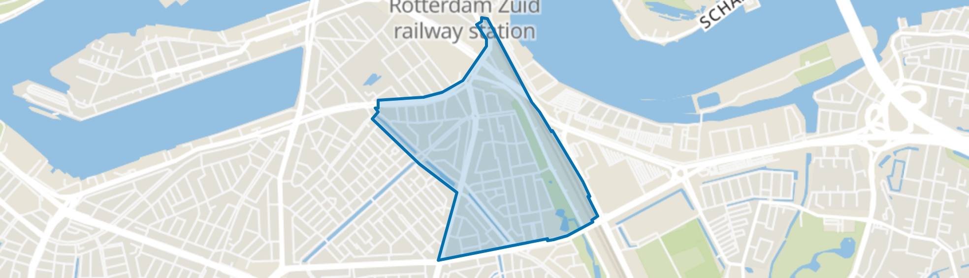 Hillesluis, Rotterdam map