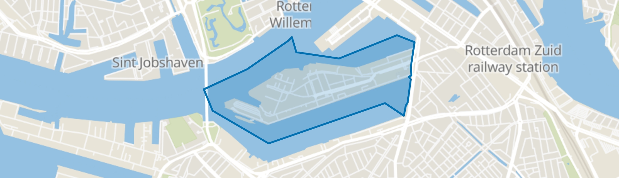 Katendrecht, Rotterdam map