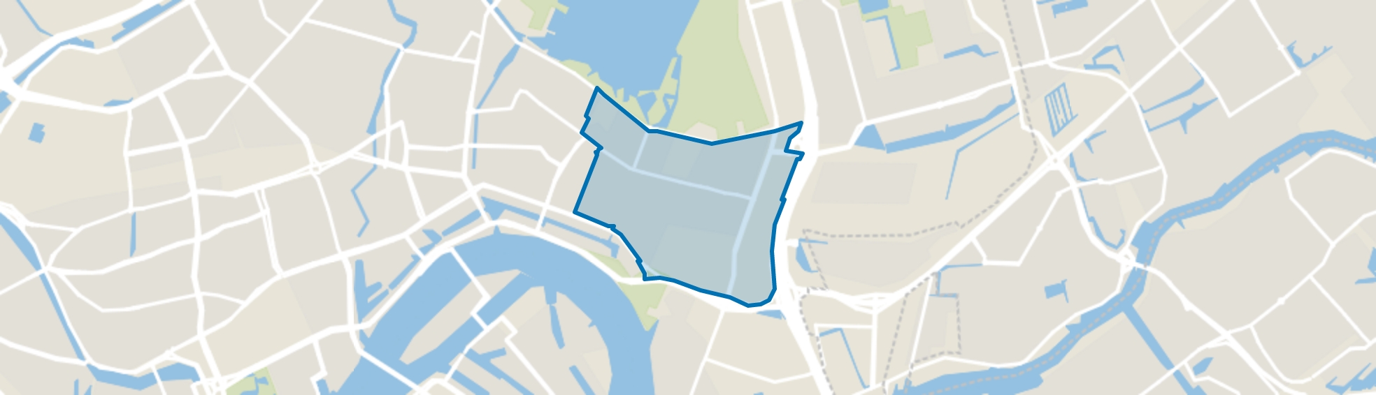 Kralingen Oost, Rotterdam map