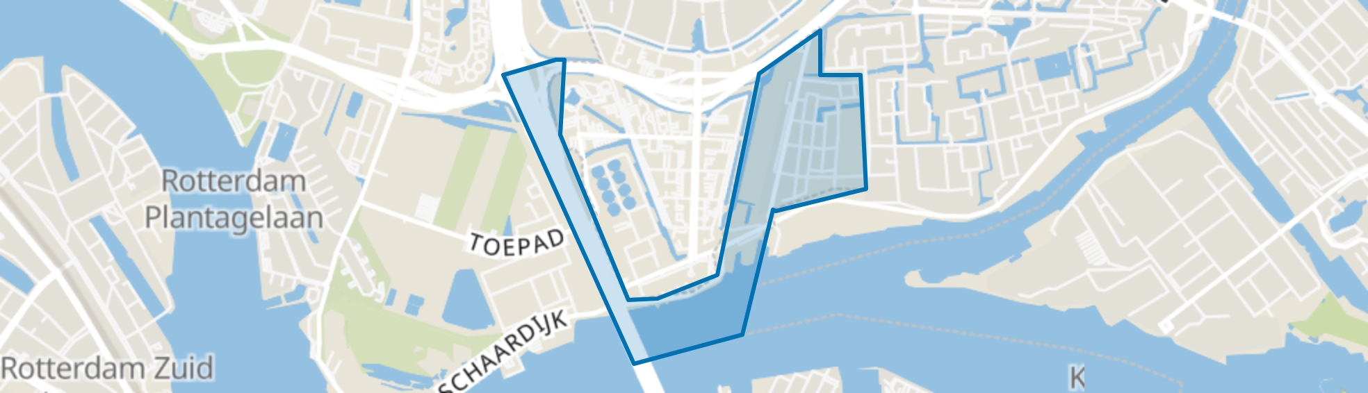 Kralingseveer, Rotterdam map