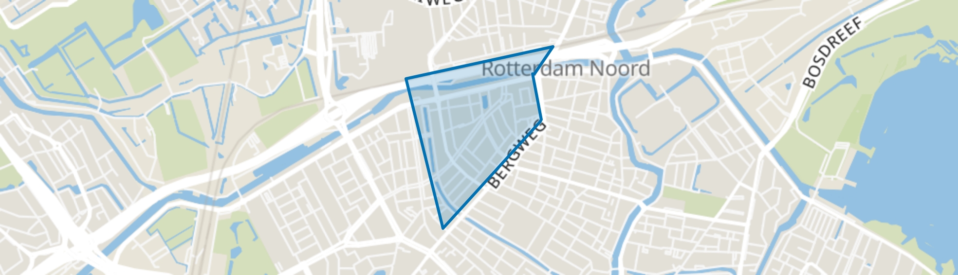 Liskwartier, Rotterdam map