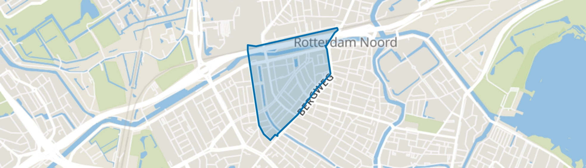 Liskwartier, Rotterdam map