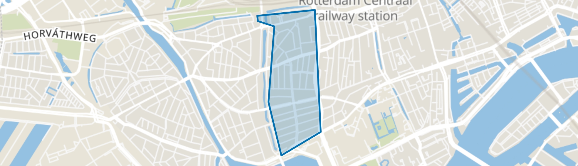 Middelland, Rotterdam map