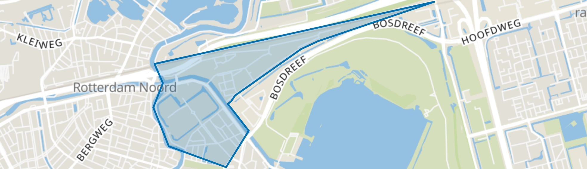 Nieuw Crooswijk, Rotterdam map