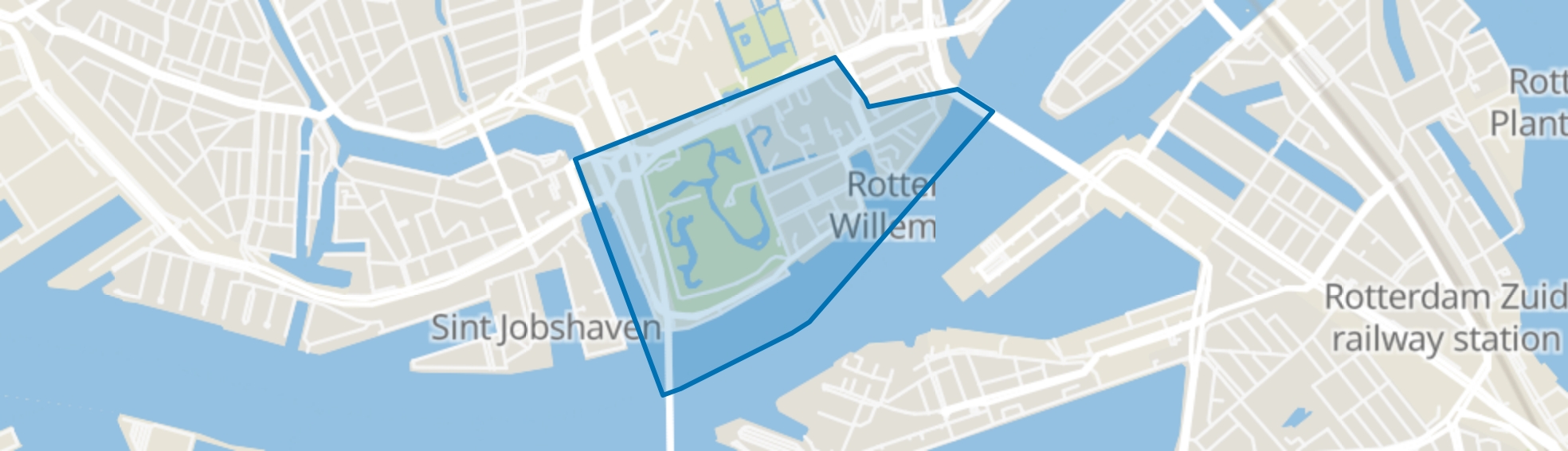Nieuwe Werk, Rotterdam map
