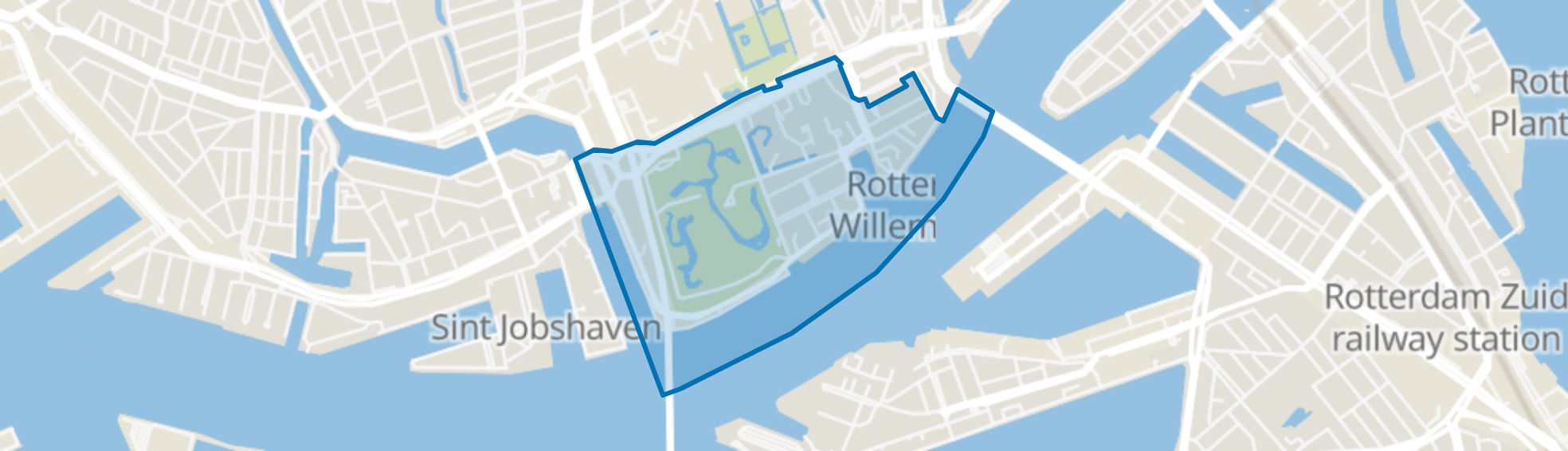 Nieuwe Werk, Rotterdam map