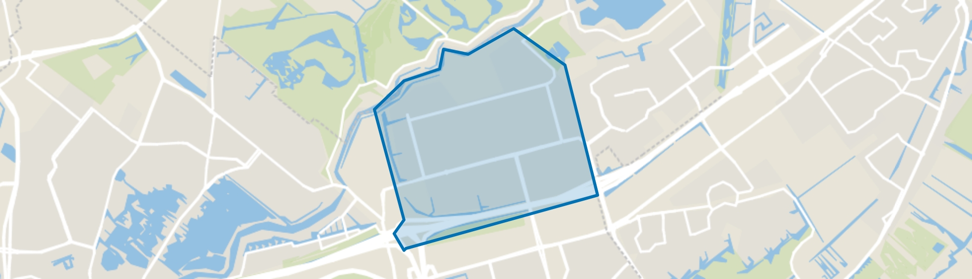 Ommoord, Rotterdam map