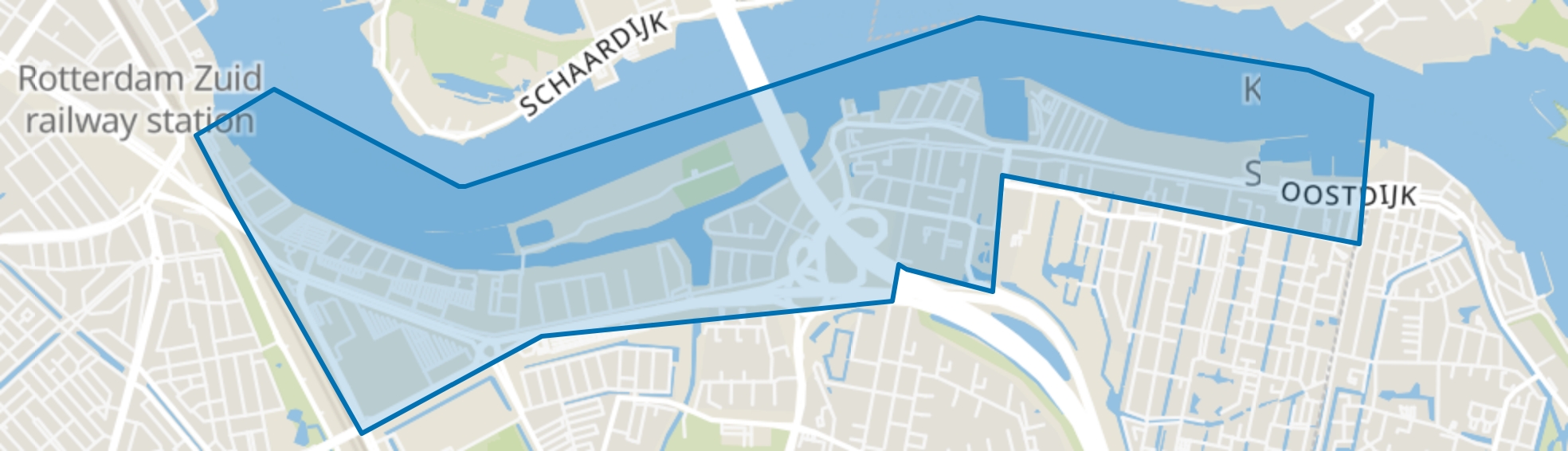 Oud IJsselmonde, Rotterdam map