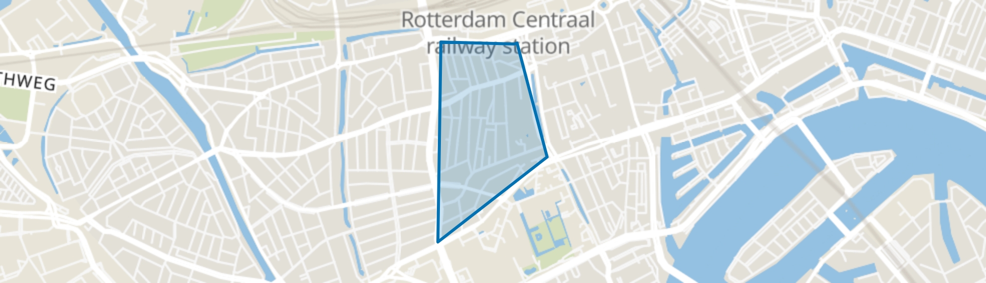 Oude Westen, Rotterdam map