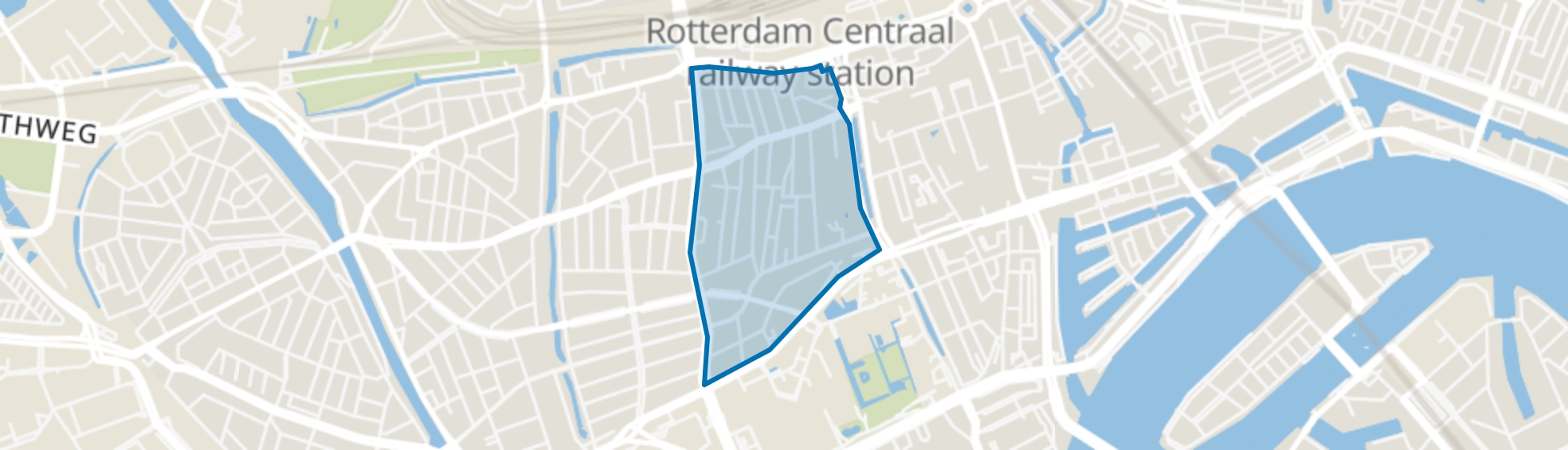 Oude Westen, Rotterdam map