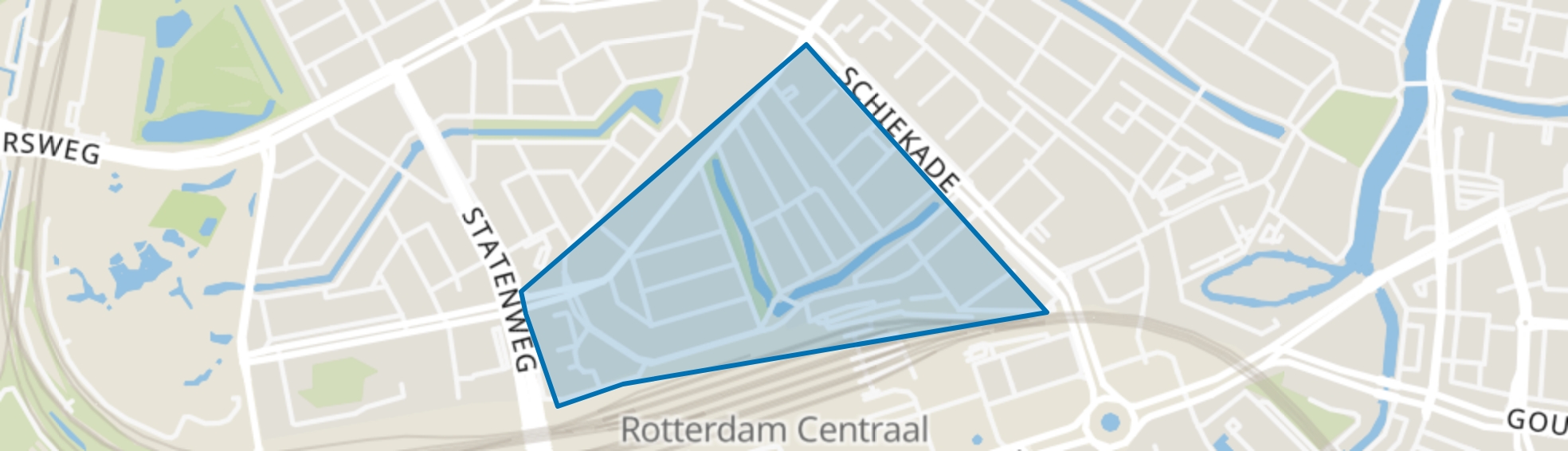 Provenierswijk, Rotterdam map