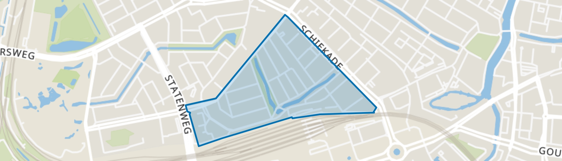 Provenierswijk, Rotterdam map