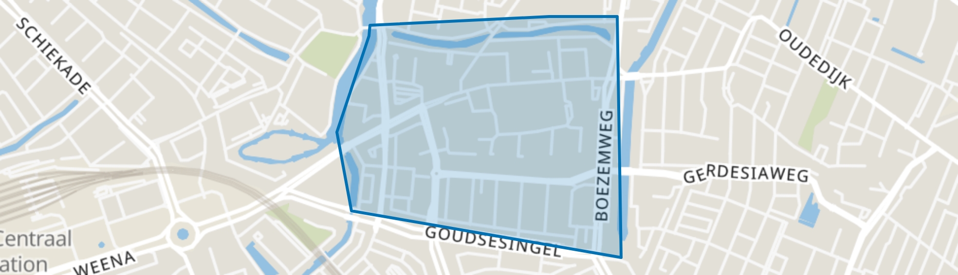 Rubroek, Rotterdam map