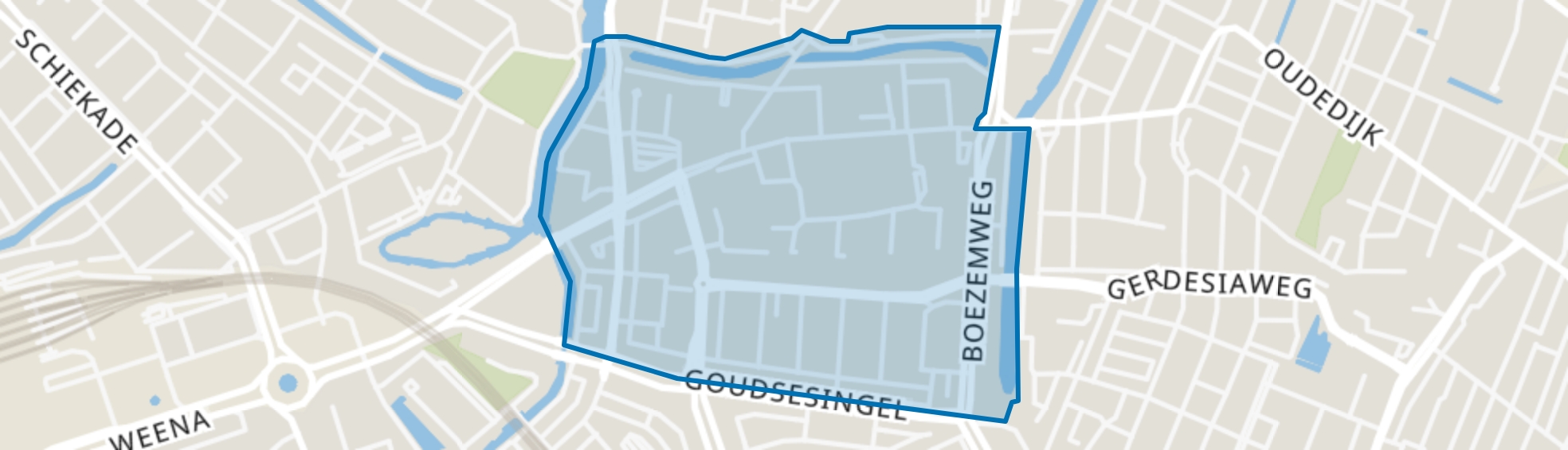 Rubroek, Rotterdam map