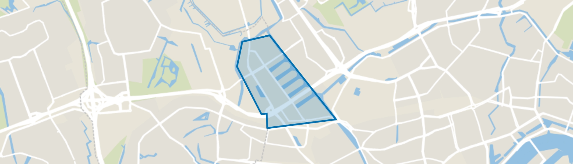 Spaanse Polder, Rotterdam map