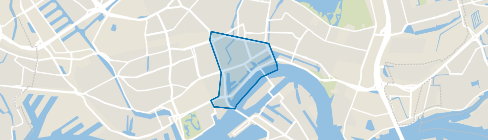 Stadsdriehoek, Rotterdam map